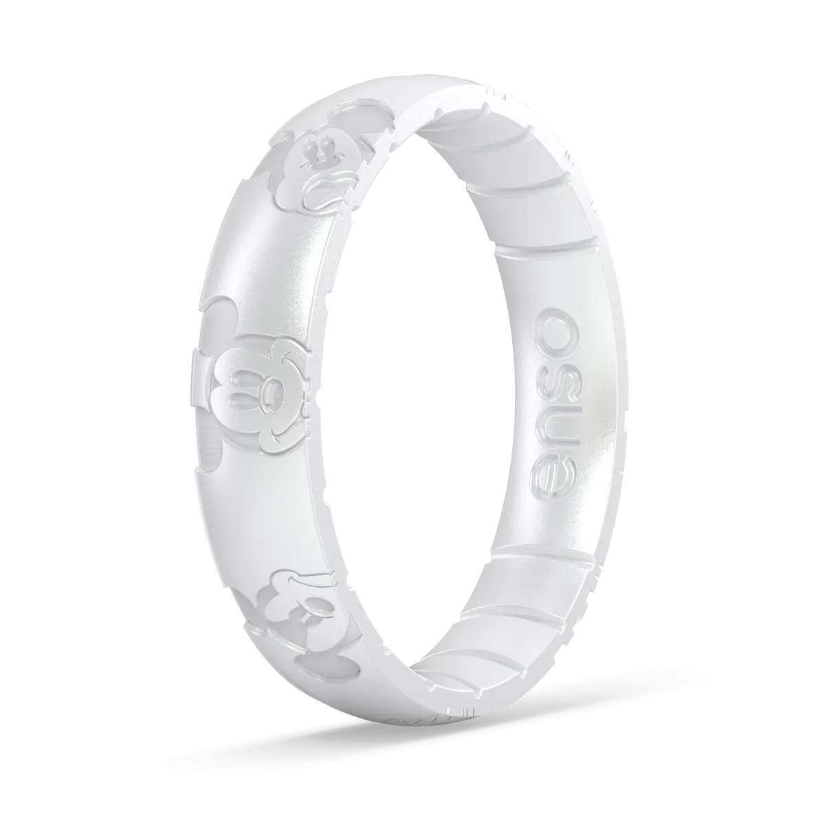 Disney Silicone Ring - Mickey Mouse Emotion - Pearl