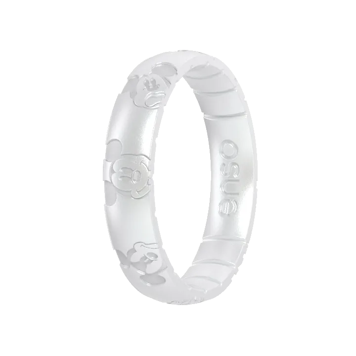Disney Silicone Ring - Mickey Mouse Emotion - Pearl