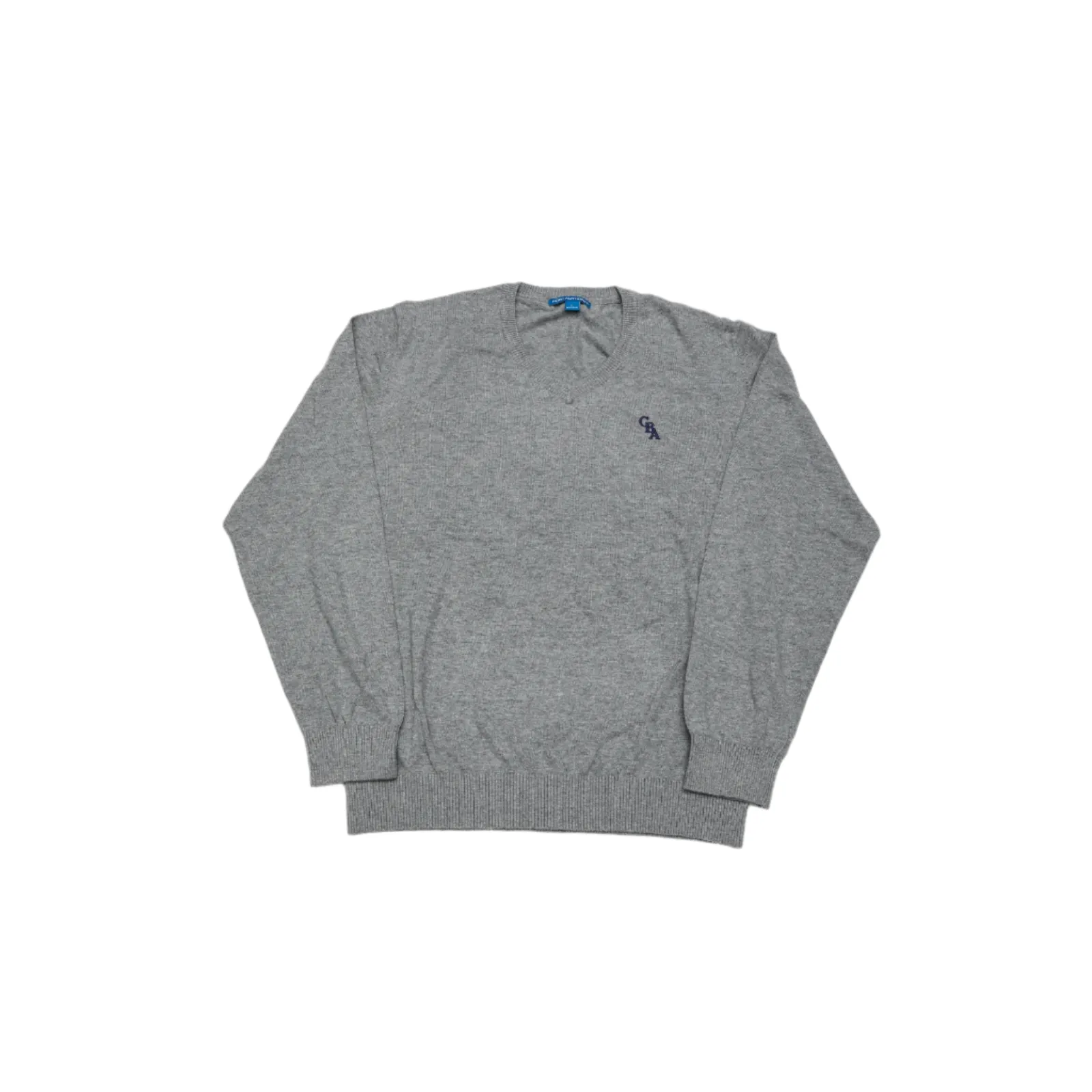 Dress Code Approved Grey V-Neck Sweater