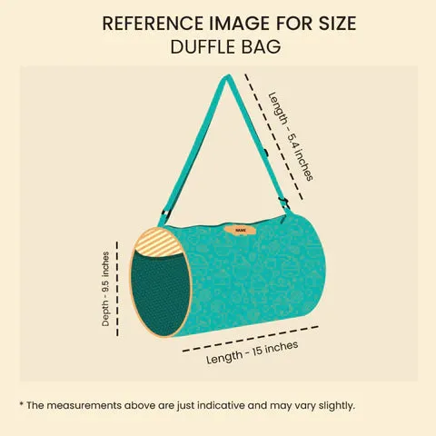Duffle Bag - Blue Floral