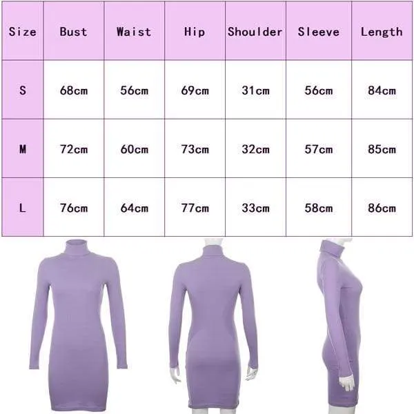 FashionSierra - Women Bodycon Sweater Dress