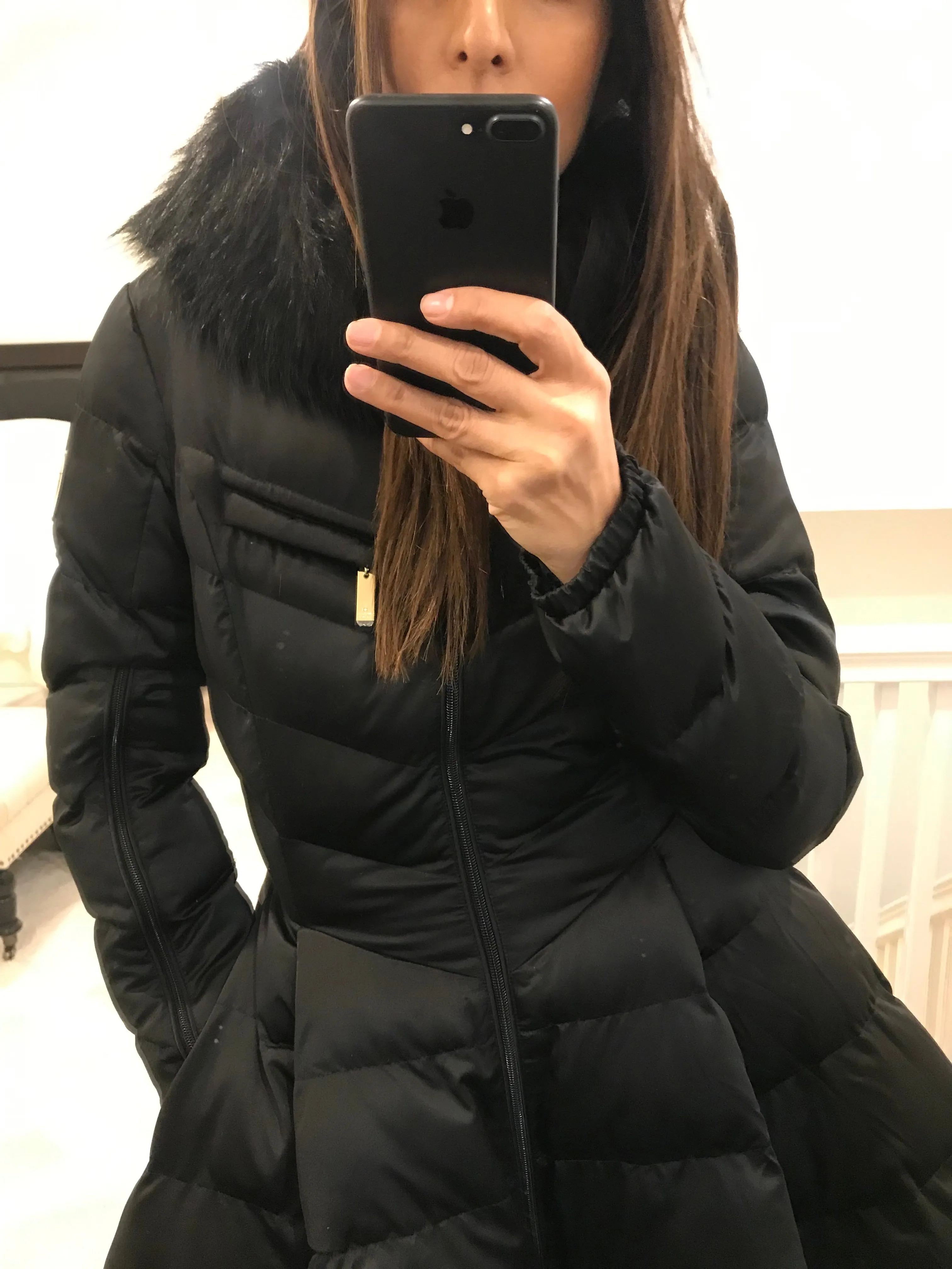Fit and Flare Puffer Coat