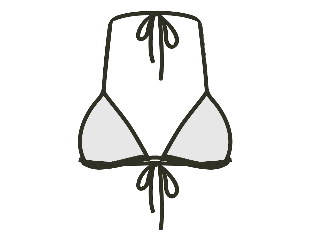 Forest Green Bikini Top II