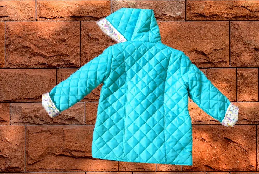 Girls Duffle Coat, Quilted, Size 10
