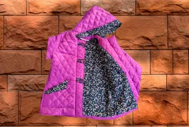Girls Quilted Duffle Coat