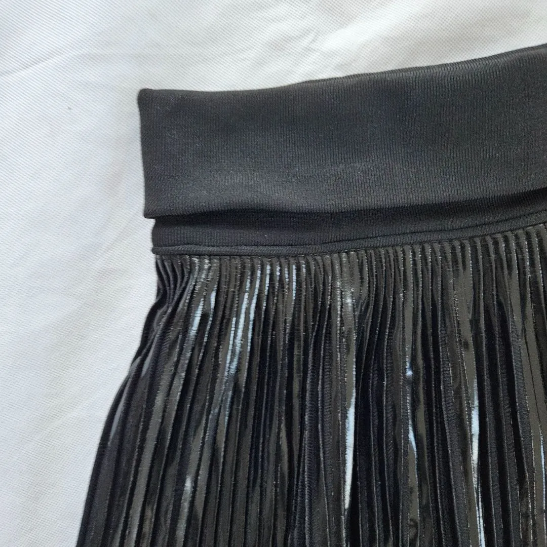 Givenchy black pleated mini skirt