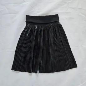 Givenchy black pleated mini skirt