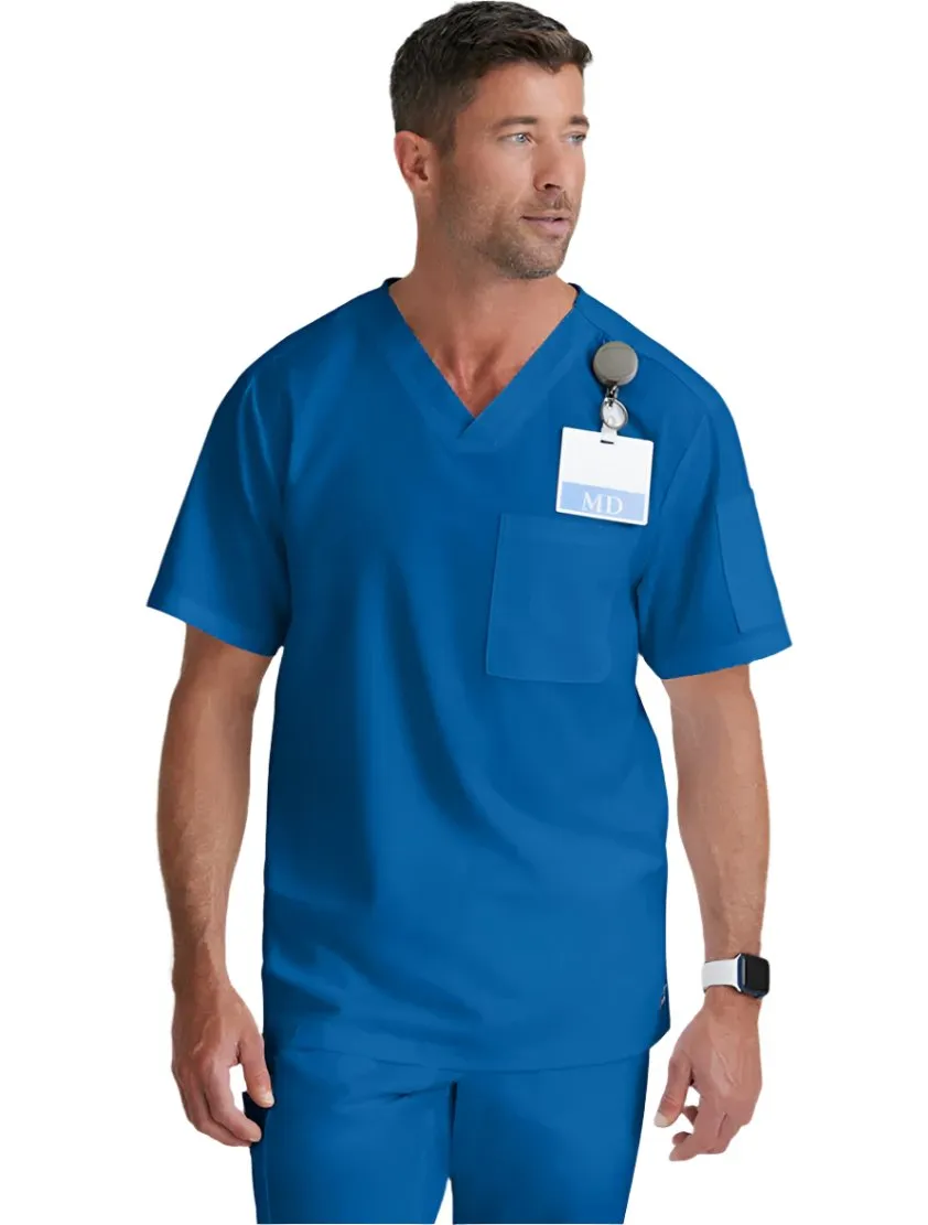 Grey's Anatomy™ by Barco Evan 2-Pocket Neck Scrub Top