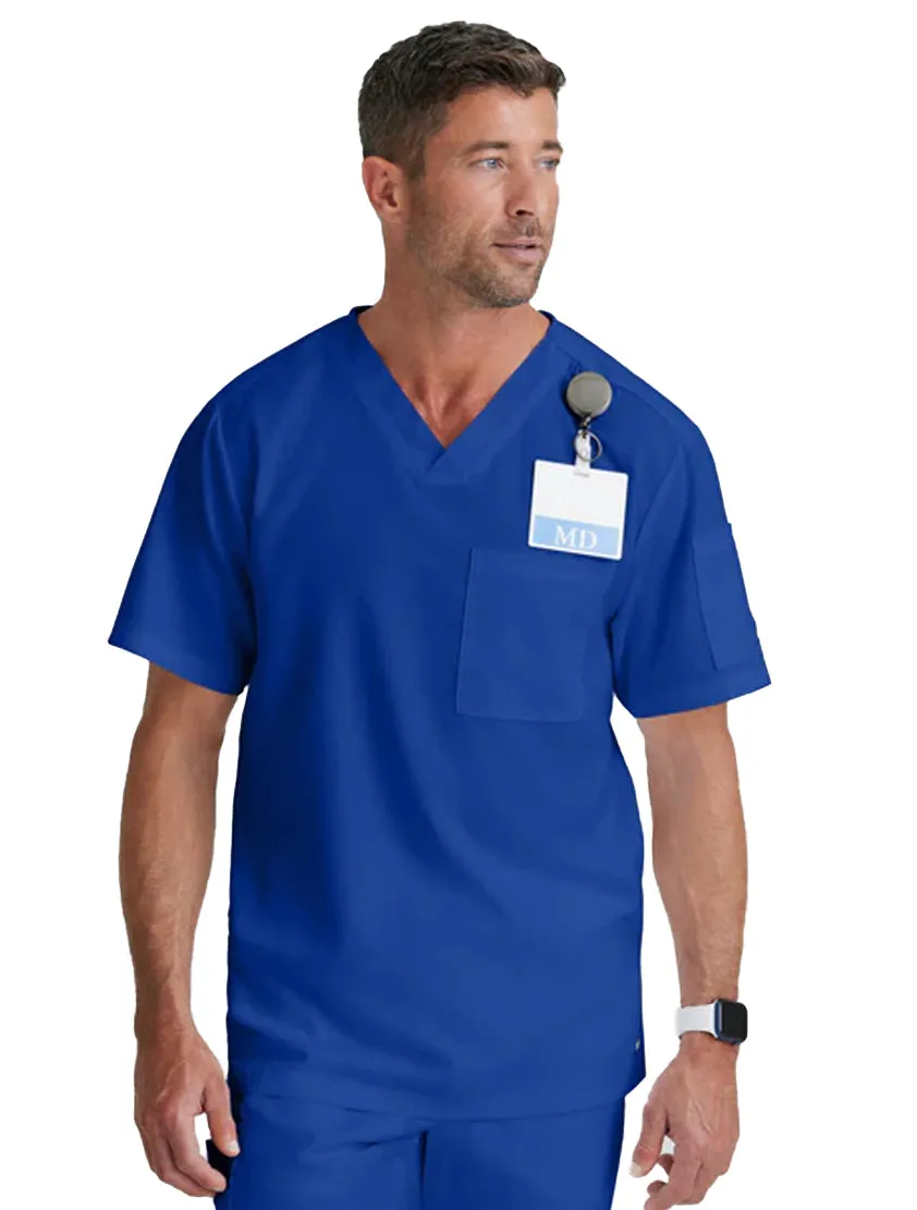 Grey's Anatomy™ by Barco Evan 2-Pocket Neck Scrub Top
