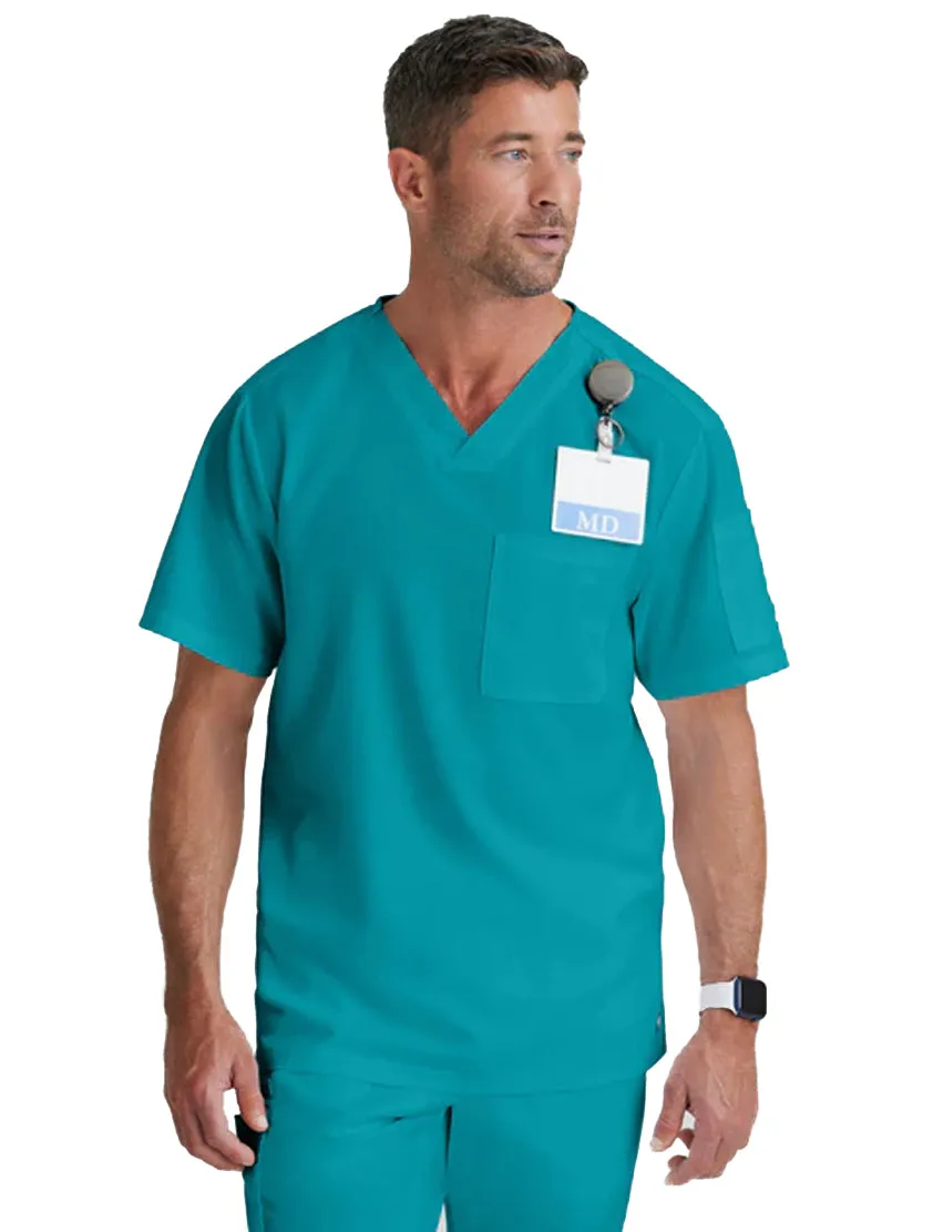 Grey's Anatomy™ by Barco Evan 2-Pocket Neck Scrub Top