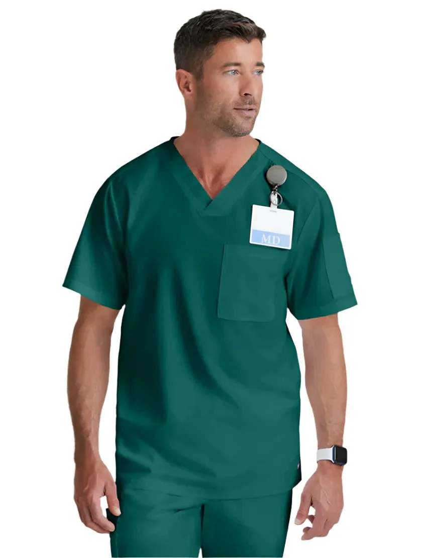 Grey's Anatomy™ by Barco Evan 2-Pocket Neck Scrub Top