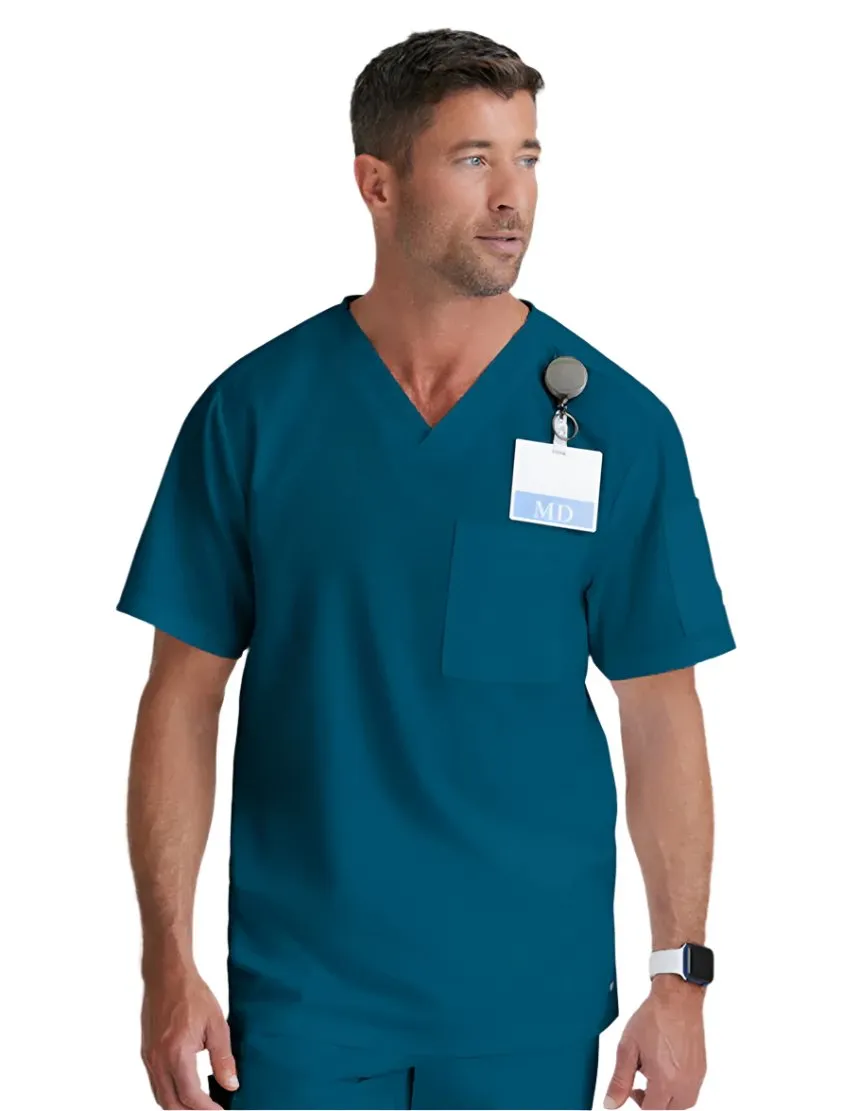 Grey's Anatomy™ by Barco Evan 2-Pocket Neck Scrub Top