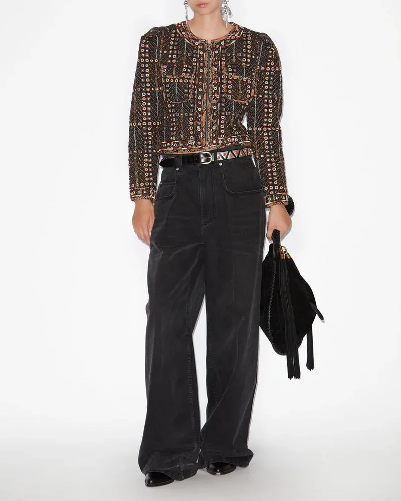 ISABEL MARANT CHRISTY JACKET FADED BLACK
