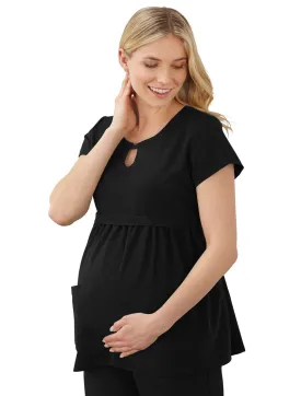 Jockey Scrubs Women's Empire Waist Maternity Top
