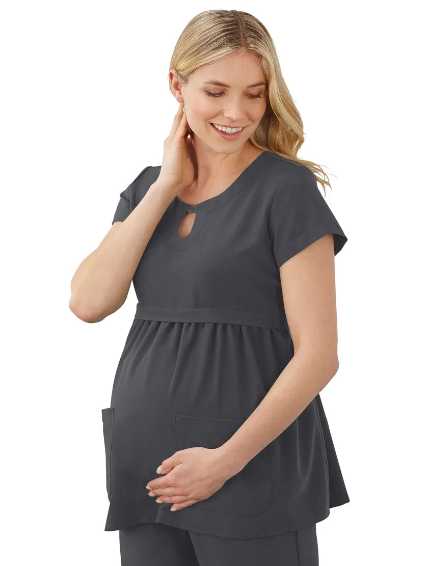 Jockey Scrubs Women's Empire Waist Maternity Top