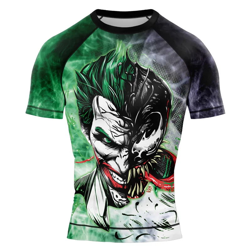 Joker Venom Men's Short Sleeve Rash Guard