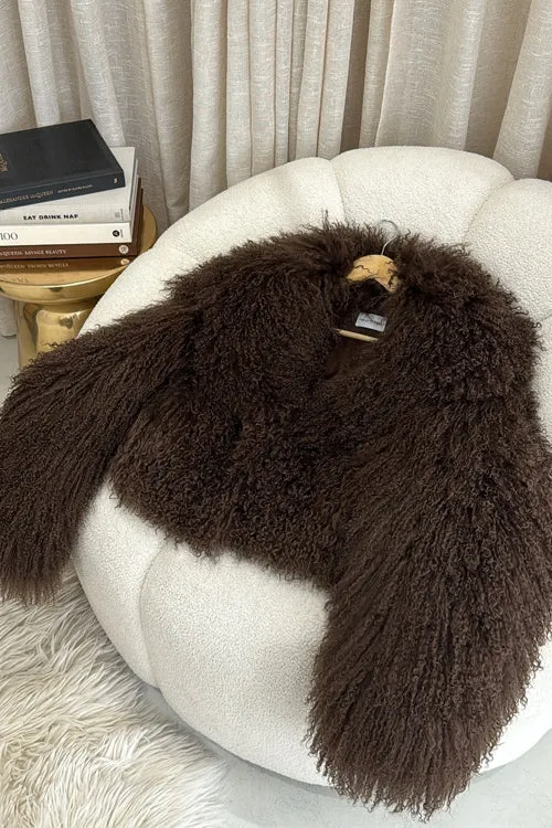 Karleedress Open Front Winter Faux Fur Teddy Coat