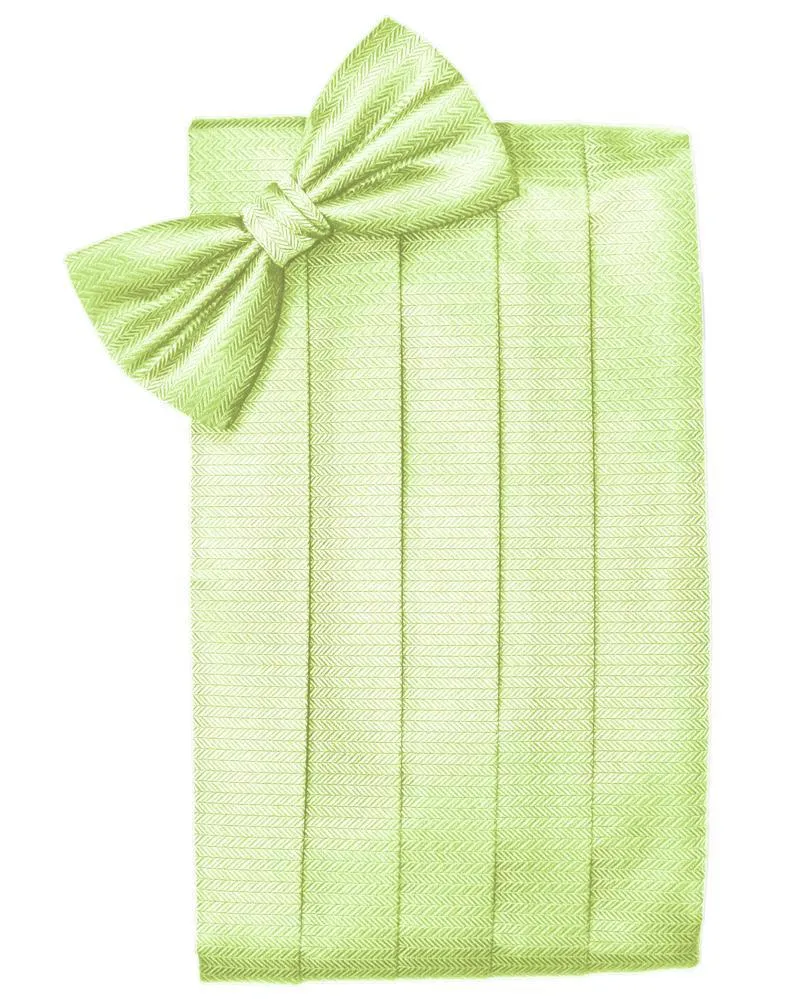 Kiwi Herringbone Cummerbund