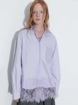 Lace Panel Shirt