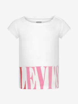 Levi's Wear Baby Girls T-Shirt - & Pink Cotton T-Shirt