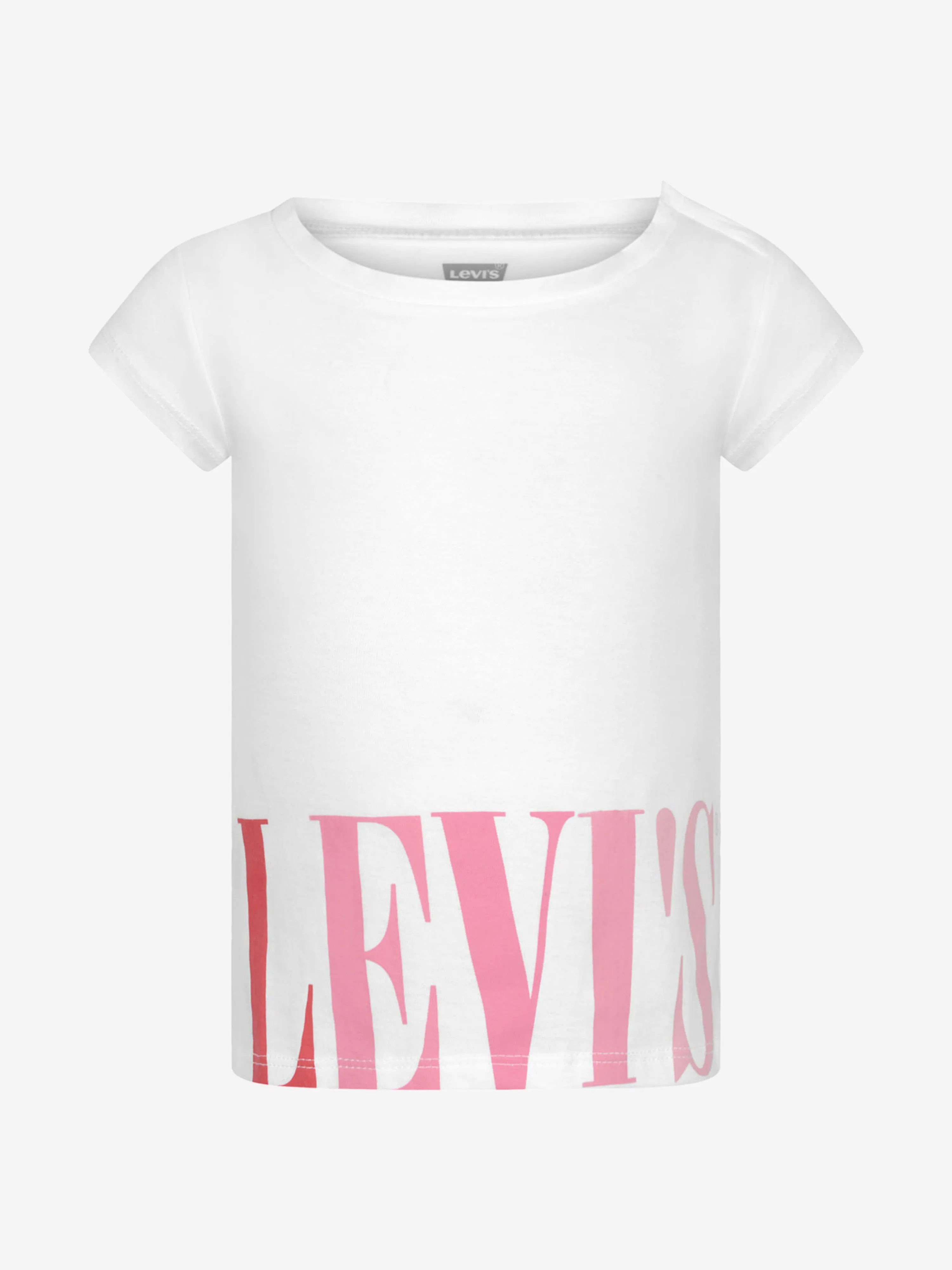 Levi's Wear Baby Girls T-Shirt - & Pink Cotton T-Shirt