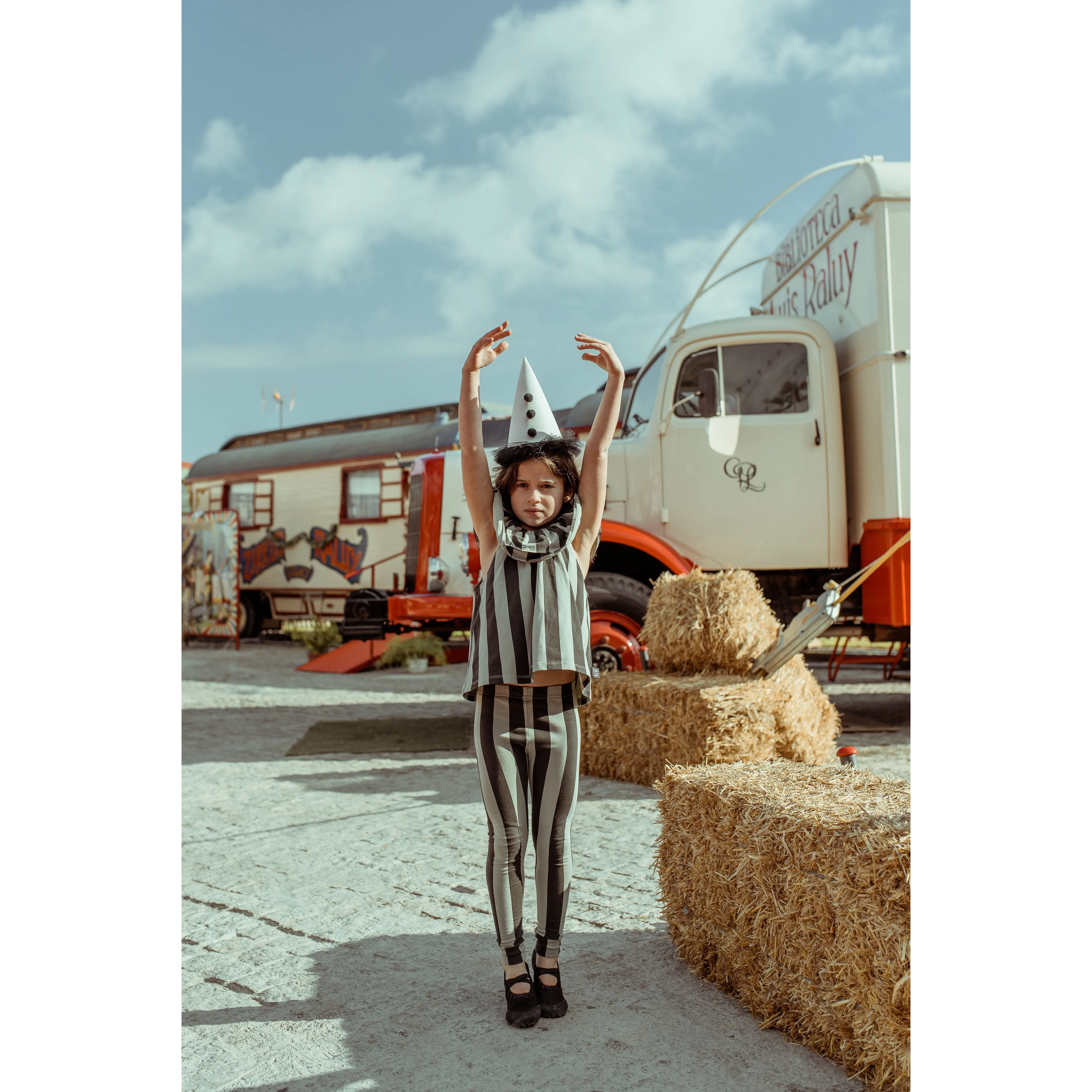 Little Man Happy STRIPED Frill Top