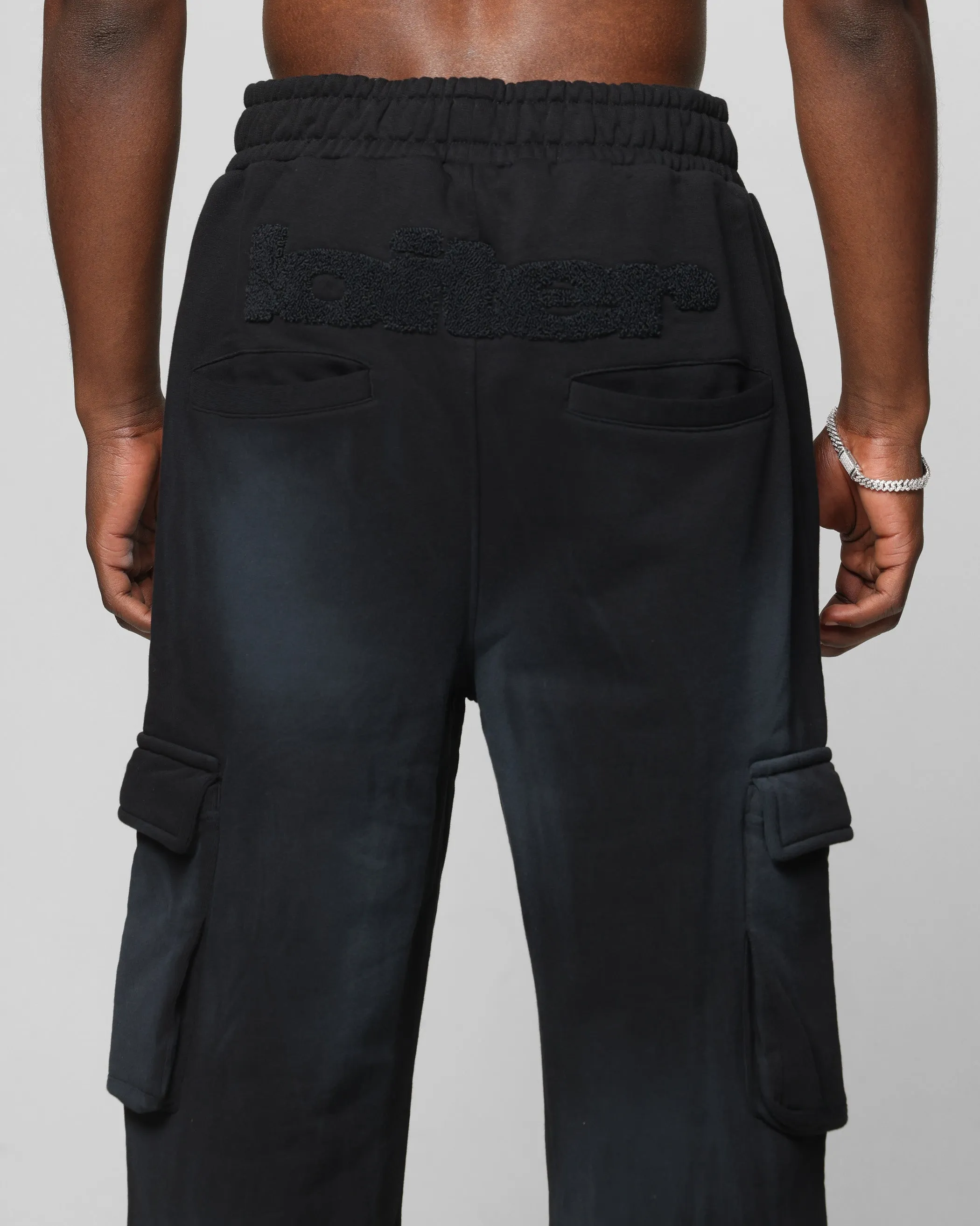 Loiter Premium Essentials Sweatpants Washed Black