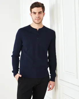 Luxe Organic Waffle Thermal Henley