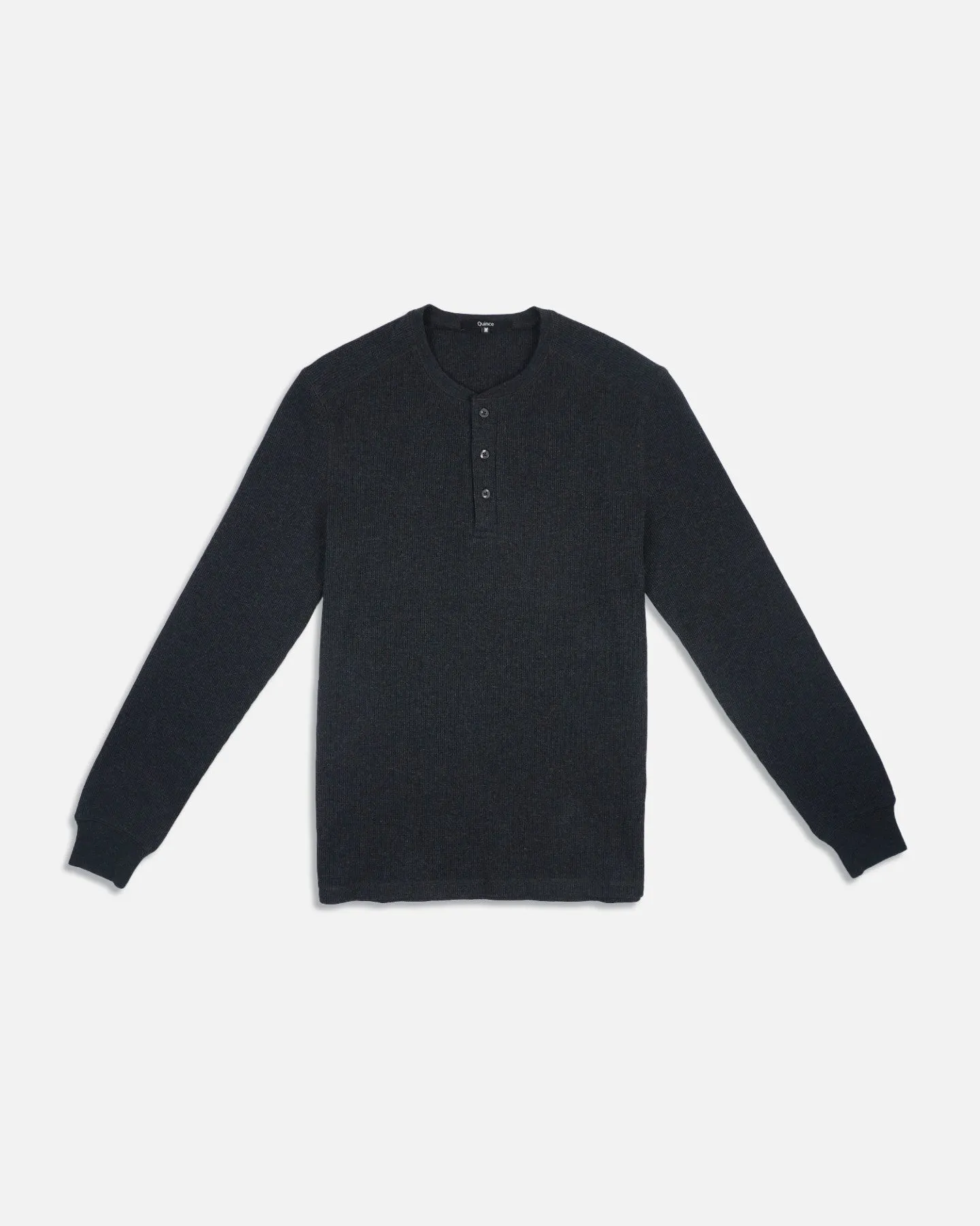 Luxe Organic Waffle Thermal Henley