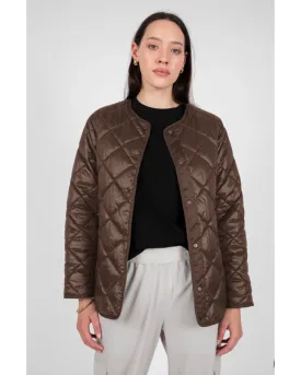 Marlow Alpine Quilted Jacket - Espresso