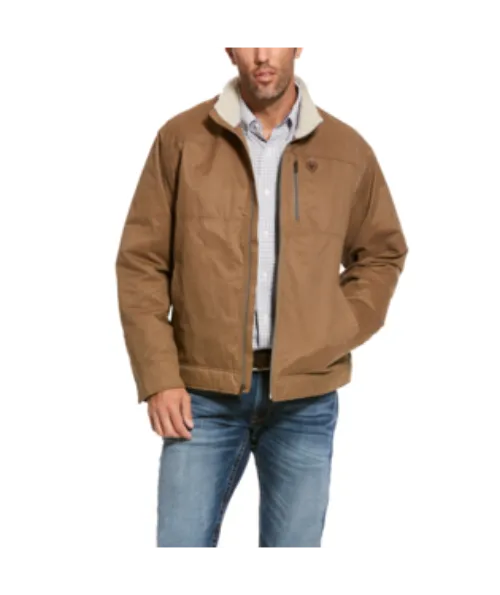 Men's Ariat 10028399 Cub Grizzly Canvas Insulated Jacket