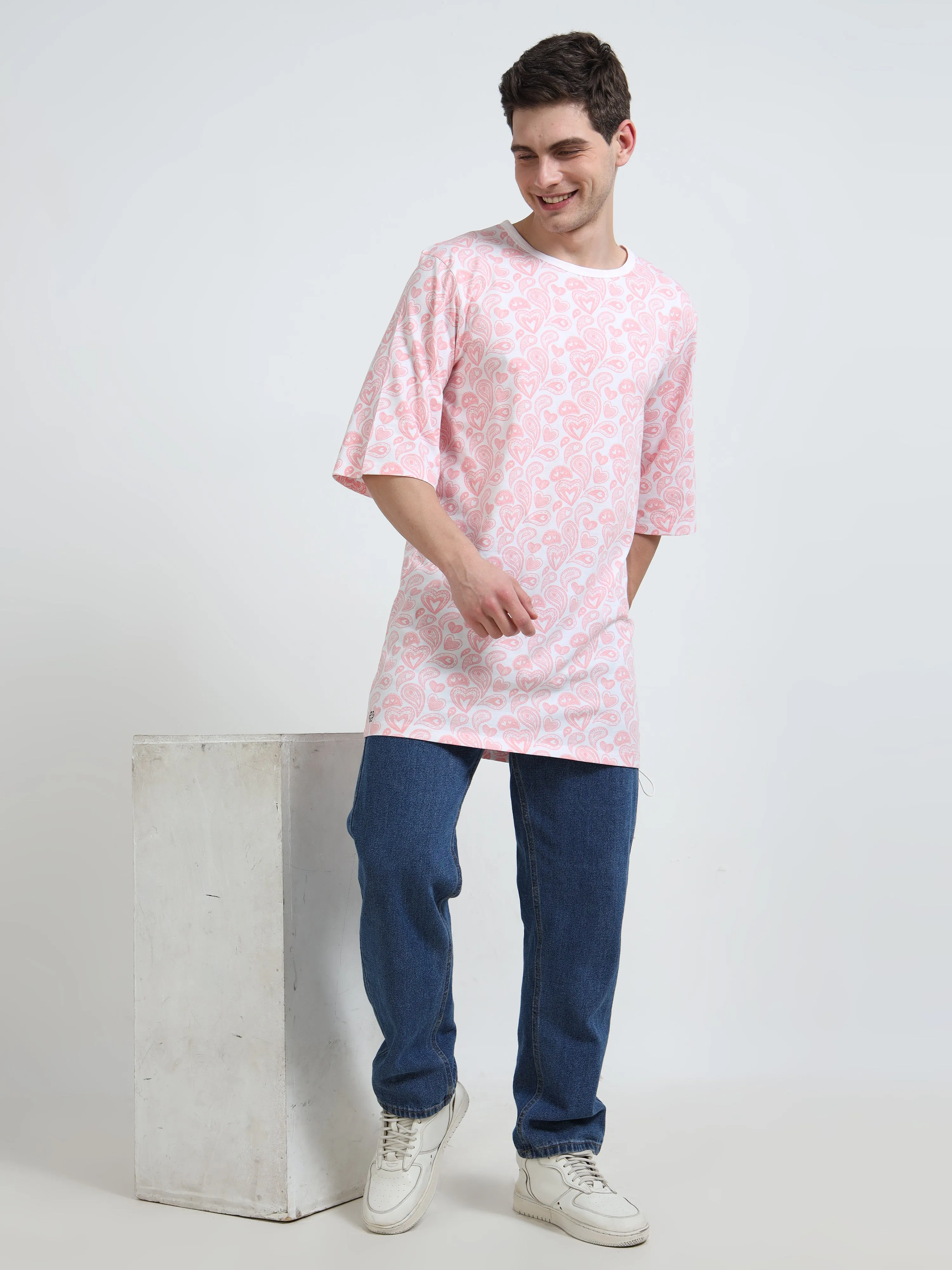 Men's rPET & Recycled Cotton Scrunched Tee