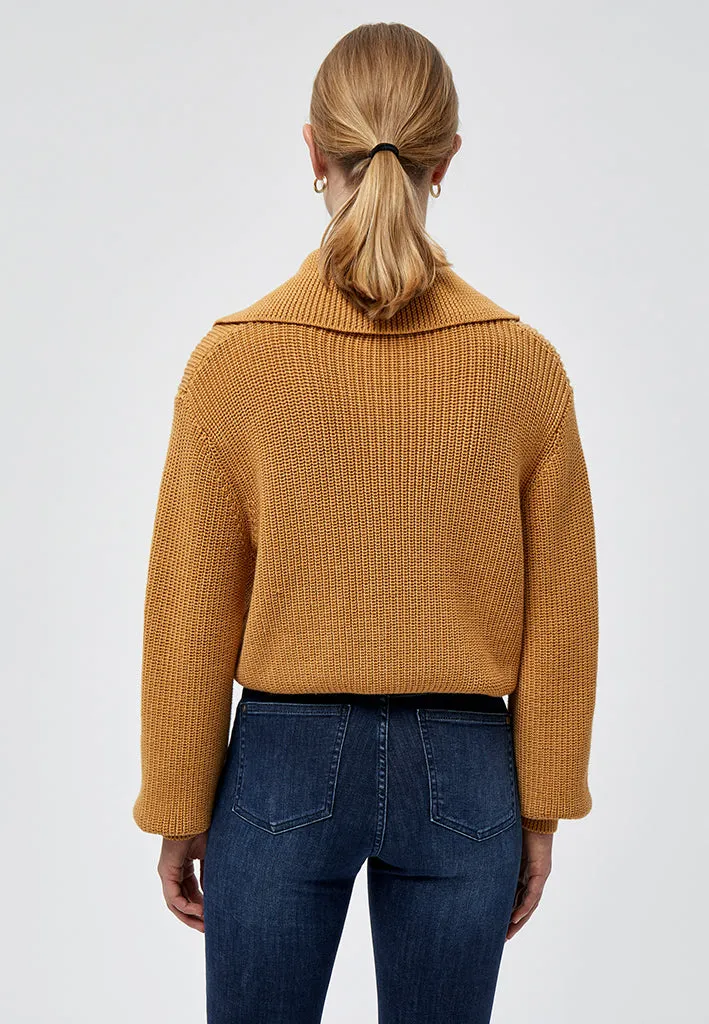 Milu knit pullover - Mineral Yellow Melange