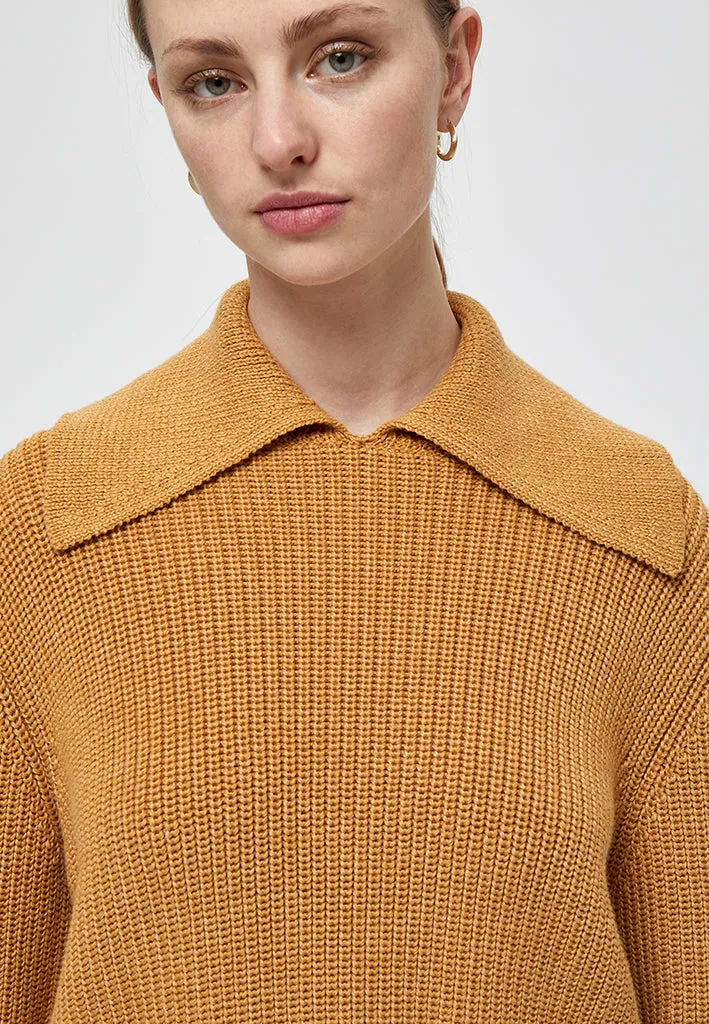 Milu knit pullover - Mineral Yellow Melange