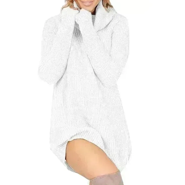 NEW Winter Mini Turtleneck sweater dress