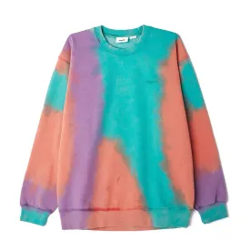OBEY SUSTAINABLE TIE DYE CREW // PURPLE NITRO MULTI