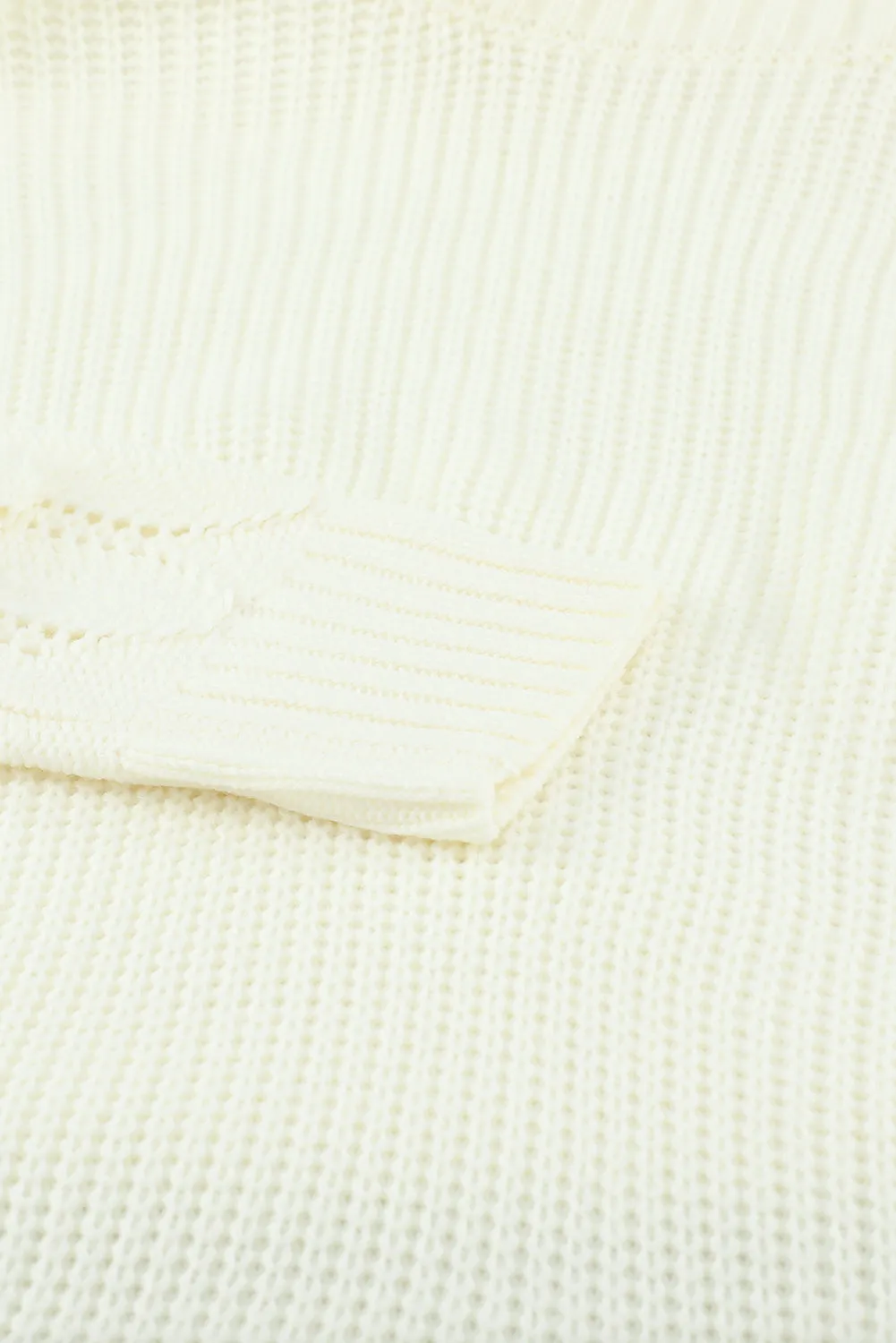 Plain Turtleneck Sweater Dress