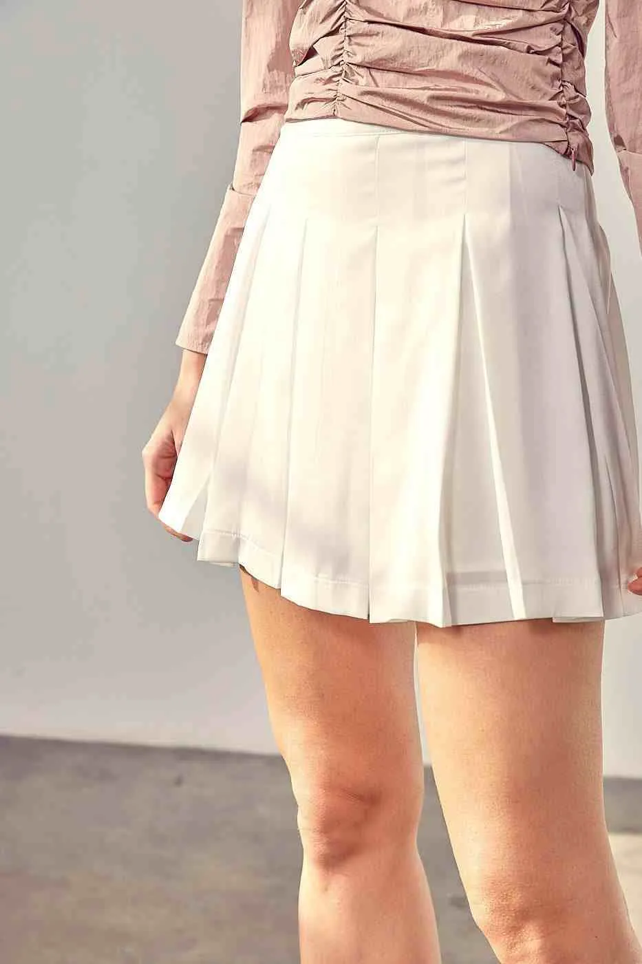 Pleated Mini Skort