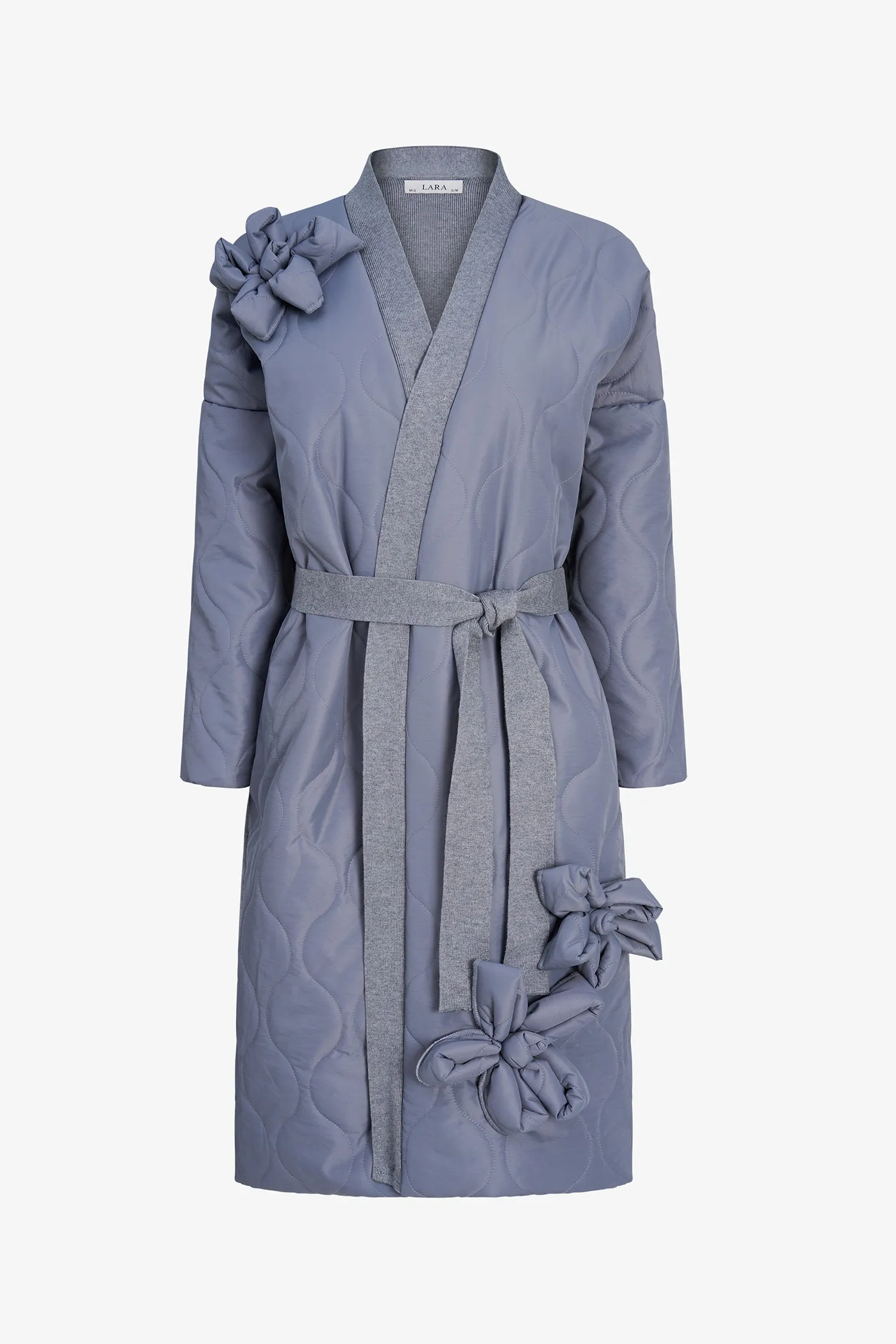 Quilted Belted Coat | Ema&Carla