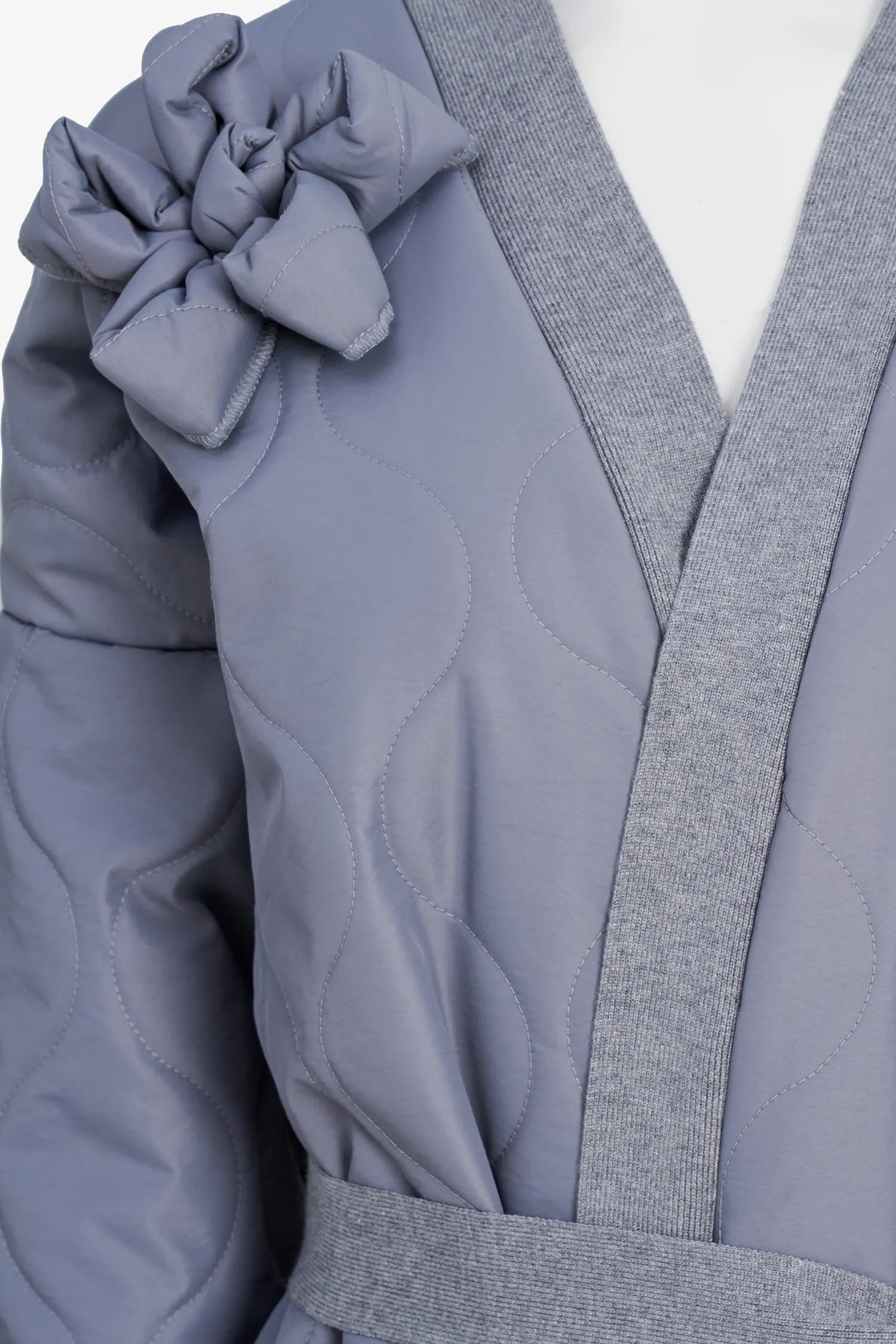 Quilted Belted Coat | Ema&Carla