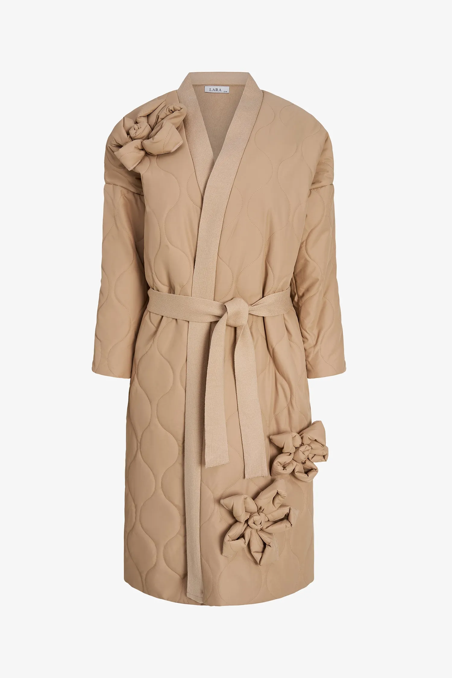 Quilted Belted Coat | Ema&Carla
