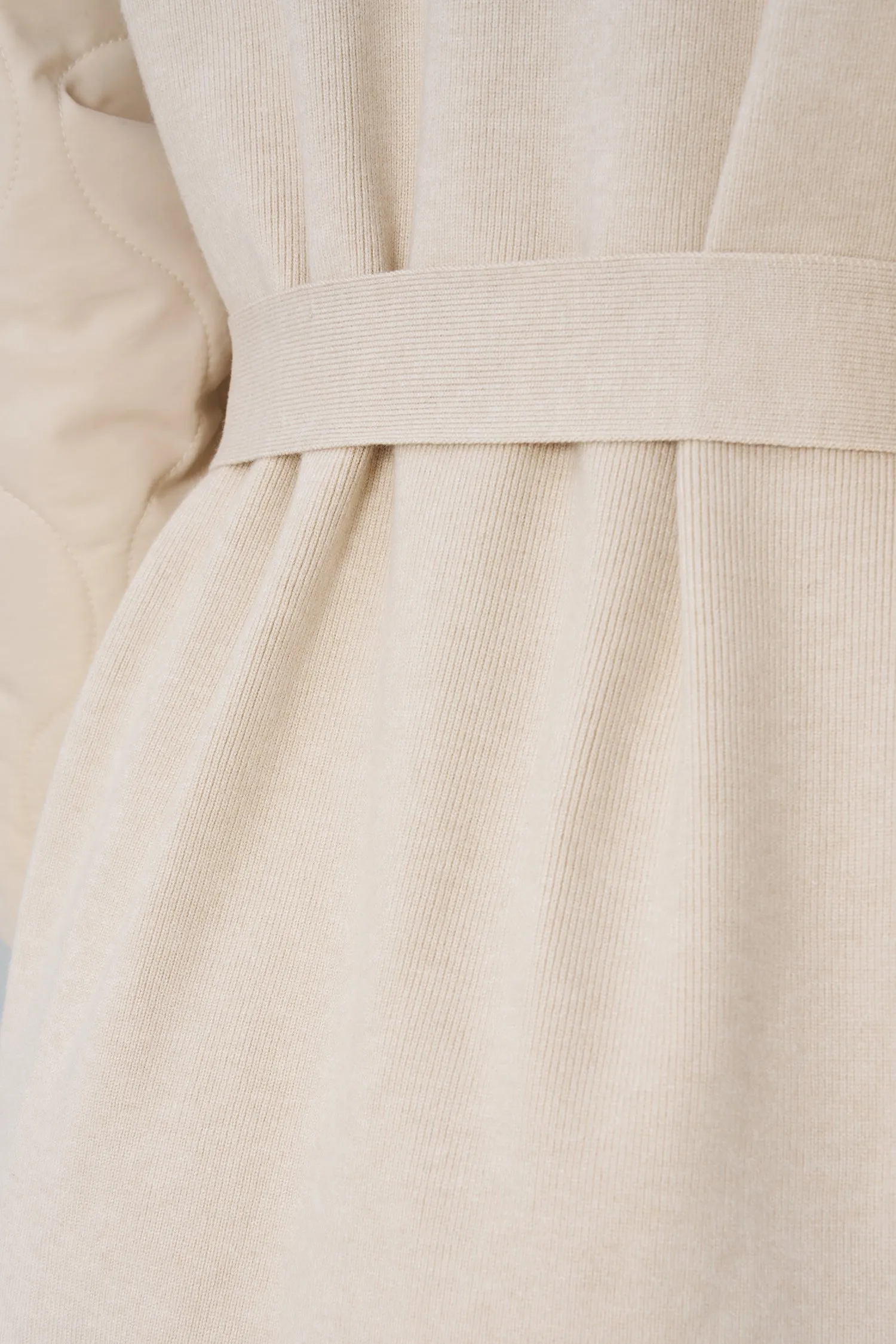 Quilted Belted Coat | Ema&Carla