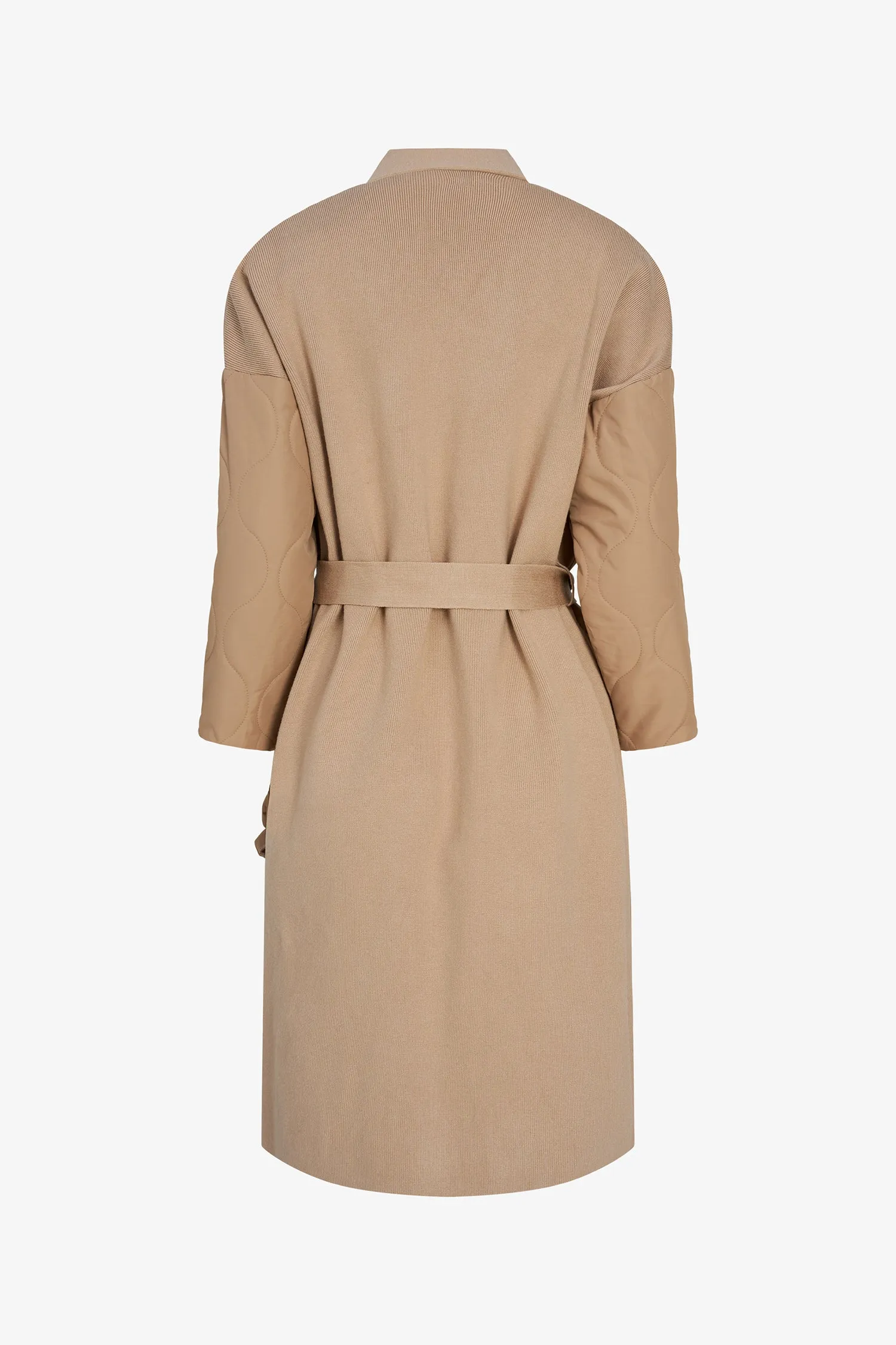 Quilted Belted Coat | Ema&Carla