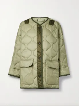 Quilted padded ripstop jacket