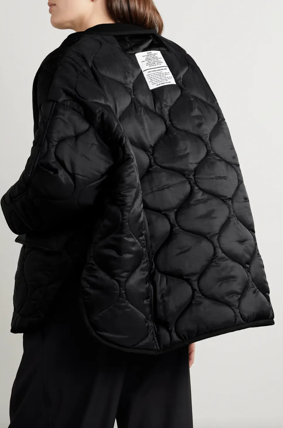 Quilted padded ripstop jacket