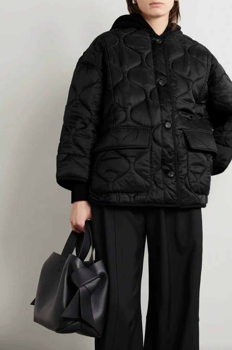 Quilted padded ripstop jacket