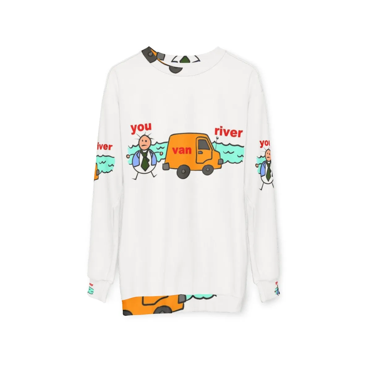 "Van Down By The River" Chris Farley Motivational Speaker SNL 90s Sweatshirt