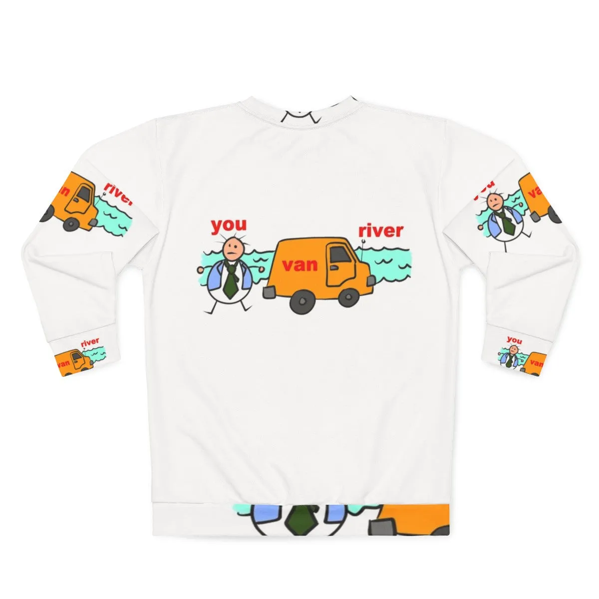 "Van Down By The River" Chris Farley Motivational Speaker SNL 90s Sweatshirt