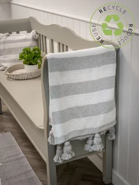 Recycled cotton throw - 3 designs
