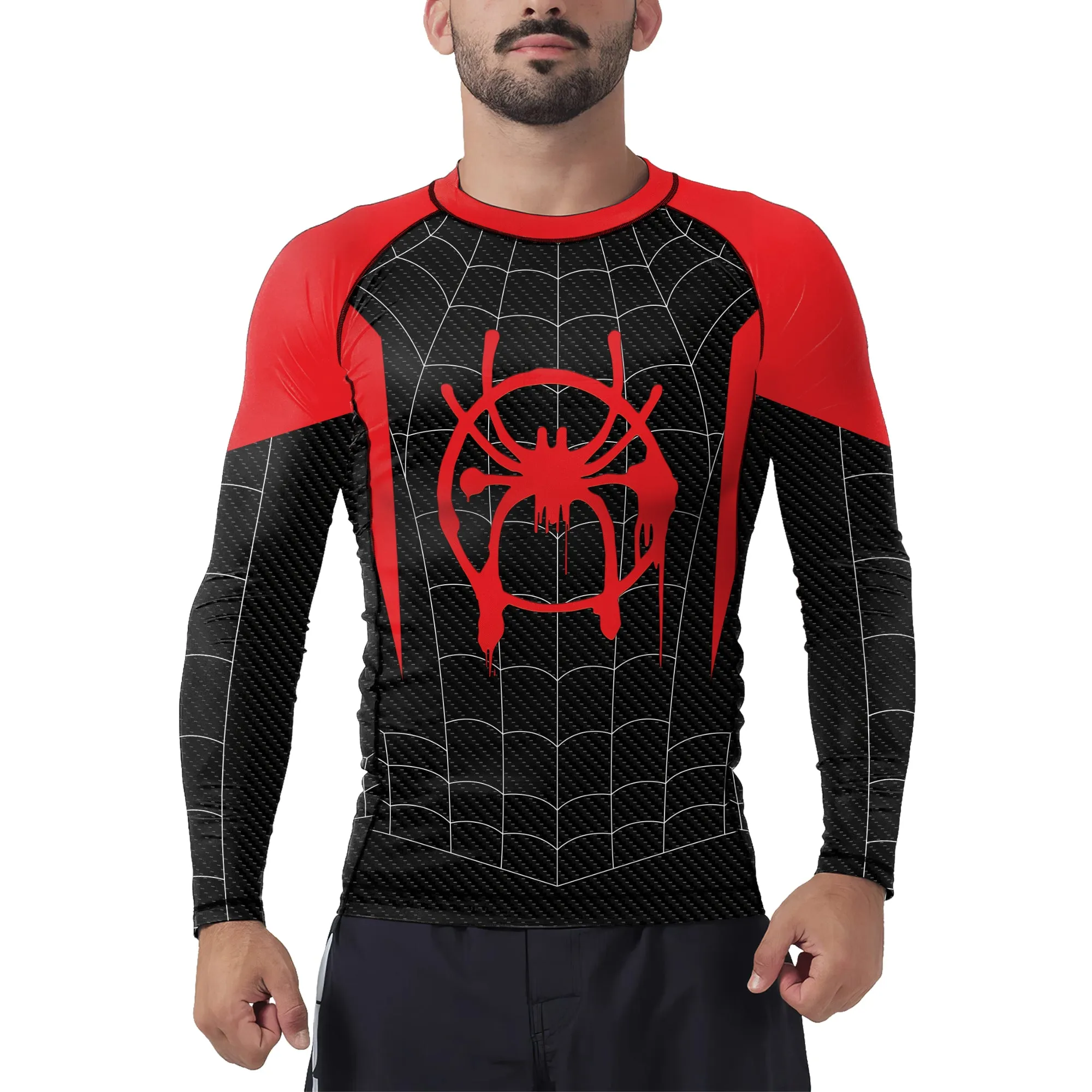 Red Spider Men's Long Sleeve Rash Guard
